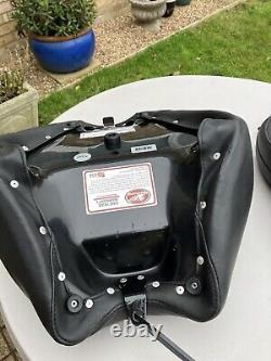 Harley Davidson FLS FXS Mustang Wide Vintage Solo Seat + Pillion Seat 76752