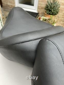 Harley Davidson FLS Slim FXS Blackline Mustang Wide Solo Seat + Pillion Seat