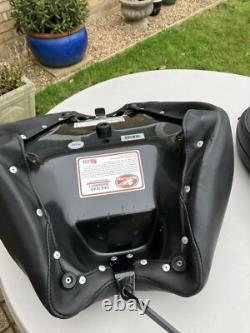 Harley Davidson FLS Slim FXS Blackline Mustang Wide Solo Seat + Pillion Seat