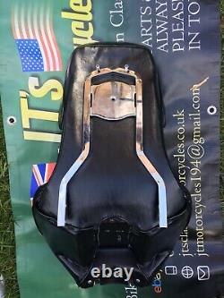 Harley Davidson FXRT King and Queen seat with matching sissy bar
