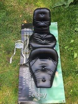 Harley Davidson FXRT King and Queen seat with matching sissy bar