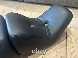 Harley Davidson FXSTC Softail Custom Twin Saddle Seat Padded Inc Backrest 048972