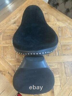 Harley Davidson FatBoy studded double seat suede and alcantara new