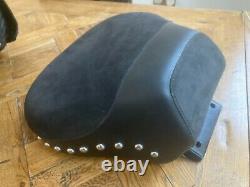 Harley Davidson FatBoy studded double seat suede and alcantara new