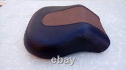 Harley Davidson Flstc Heritage Softail Rear Pillion Seat, Brown Inlay Panel Vgc