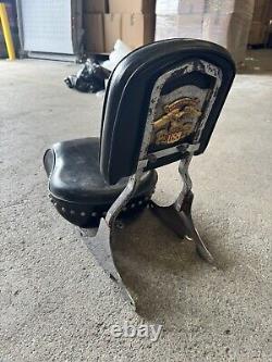 Harley Davidson Flstc Softail Heritage Stc Rear Seat With Back Rest 1991