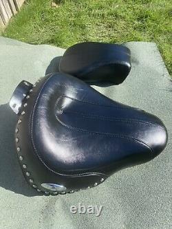Harley Davidson Heritage Front Seat And Pillion Seat Leather