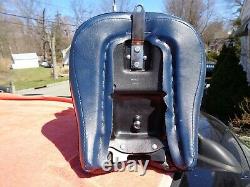 Harley Davidson Heritage Springer Seat Passenger Blue Flsts