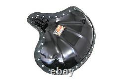 Harley Davidson Knucklehead Flathead Black Leather Thin Style Solo Seat
