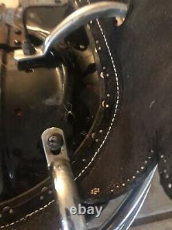 Harley Davidson Knucklehead Panhead Buddy Seat Amazing Condition With Conchos