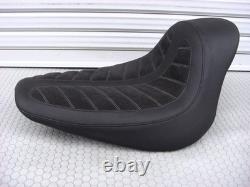Harley Davidson Kodlin Signature Solo Seat 76276 Black Softail FXSB Breakout