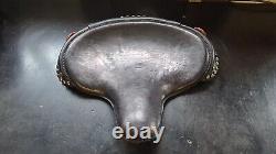 Harley Davidson Leather Seat BT Flathead Panhead Knucklehead Wi-Fi Vintage