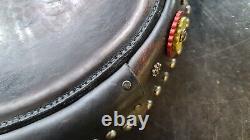 Harley Davidson Leather Seat BT Flathead Panhead Knucklehead Wi-Fi Vintage
