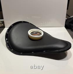 Harley Davidson Leather Soloseat. Bobber. Black. P/n 52000314. Flsl, Fxbb. New