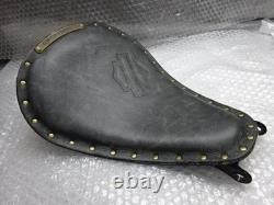 Harley-Davidson OEM 52000277 Bobber Solo Saddle Seat Black Sportster Softail