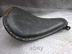 Harley-Davidson OEM 52000277 Bobber Solo Saddle Seat Black Sportster Softail