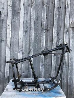 Harley Davidson Panhead Frame OEM 1961 Duo Glide Drop Seat Frame UNCUT OEM