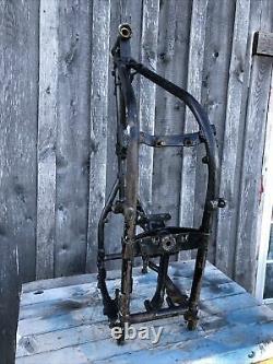 Harley Davidson Panhead Frame OEM 1961 Duo Glide Drop Seat Frame UNCUT OEM