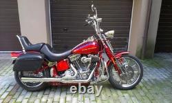 Harley-Davidson Softail Custom FXSTC 2-Up Button Seat 51649-07 CONDITION 10/10