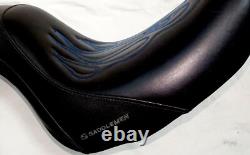 Harley-Davidson Softail Fat Boy Saddlemen Seat Bench Saddle Seat Black