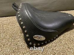 Harley Davidson Softail Heritage Studded Solo Motorcycle Seat Rdw-92/61-0067