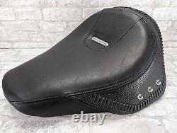 Harley Davidson Softail Solo Rider Seat 07-11 OEM Studded Fatboy Heritage Deluxe