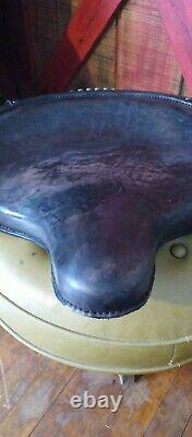 Harley Davidson Solo seat recovered. Knucklehead, Flathead