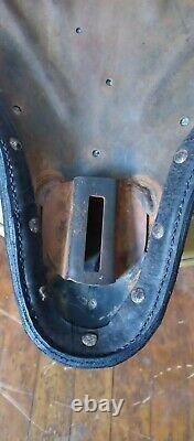 Harley Davidson Solo seat recovered. Knucklehead, Flathead