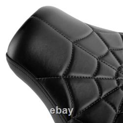 Harley-Davidson Spider Web Seat for Softail Fatboy 114 FLFB FLFBS 2018-24 Black