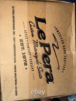 Harley Davidson Sportster LE PERA SEAT LF-006 Plus Clutch And Fuel Cap Covers