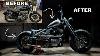Harley Davidson Sportster To Hardtail Bobber Fabrication Build In 20 Minutes