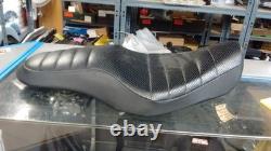 Harley-Davidson Sportster XL883R Dual Seat 2004 & Up Ribbed/Lined