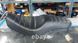 Harley-Davidson Sportster XL883R Dual Seat 2004 & Up Ribbed/Lined