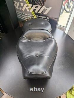 Harley Davidson Sportster XL Deluxe Pillow Dual Seat Black USED