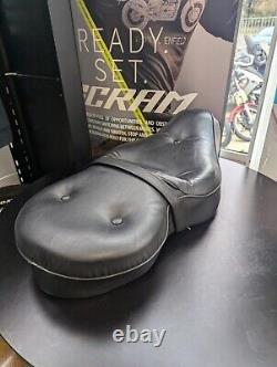 Harley Davidson Sportster XL Deluxe Pillow Dual Seat Black USED