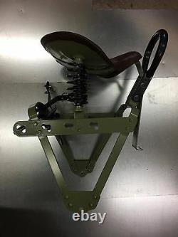 Harley Davidson Wlc Canadian Military Tandem Passenger Seat Flathead 45 Wla