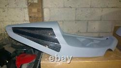 Harley Davidson XR1200 paintable Carbon Solo seat and tank cover package