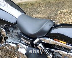 Harley Dyna Brawler Leather Solo Riders Seat Single Saddle 2006-17 FXD 51375-06