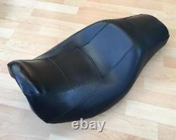 Harley Dyna CVO Reduced Reach Leather Dual Seat Saddle 2006-17 FXDSE2 51979-08