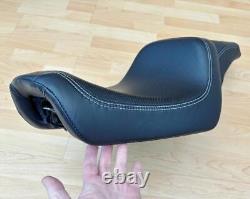 Harley Dyna Fat Bob Dual Seat OEM 2-Up Saddle Glide Street 2006-17 FXDF 52000117