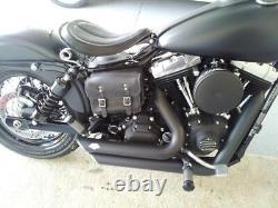 Harley Dyna Leather Solo Seat Spring Kit Single Saddle 06-17 FXD 52000279 54075