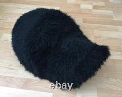 Harley Dyna Sheepskin Fur Solo Riders Seat Single Saddle Bob Glide 06-17 FXD