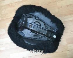 Harley Dyna Sheepskin Fur Solo Riders Seat Single Saddle Bob Glide 06-17 FXD