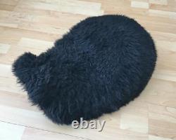 Harley Dyna Sheepskin Fur Solo Riders Seat Single Saddle Bob Glide 06-17 FXD