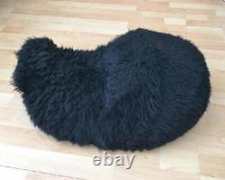 Harley Dyna Sheepskin Fur Solo Riders Seat Single Saddle Bob Glide 06-17 FXD