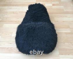 Harley Dyna Sheepskin Fur Solo Riders Seat Single Saddle Bob Glide 06-17 FXD