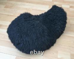 Harley Dyna Sheepskin Fur Solo Riders Seat Single Saddle Bob Glide 06-17 FXD