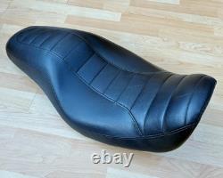 Harley Dyna Super Glide Dual Seat Double 2-Up Saddle Bench 2006-17 FXDC 51819-07