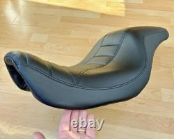 Harley Dyna Super Glide Dual Seat Double 2-Up Saddle Bench 2006-17 FXDC 51819-07