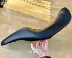 Harley Dyna Super Glide Dual Seat Double 2-Up Saddle Bench 2006-17 FXDC 51819-07